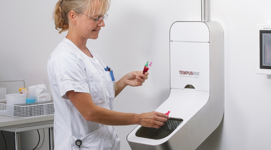 point to point system for blood tube